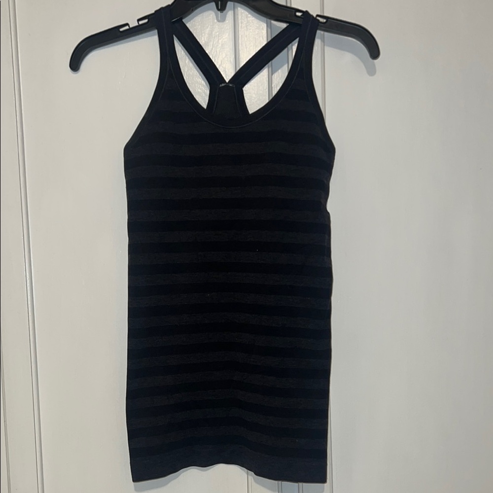Lululemon Athletica Black Fitted Tank Top